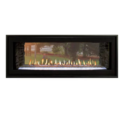 Empire White Mountain Hearth 48" Boulevard See-Through Linear Gas Fireplace DVLL48SP90