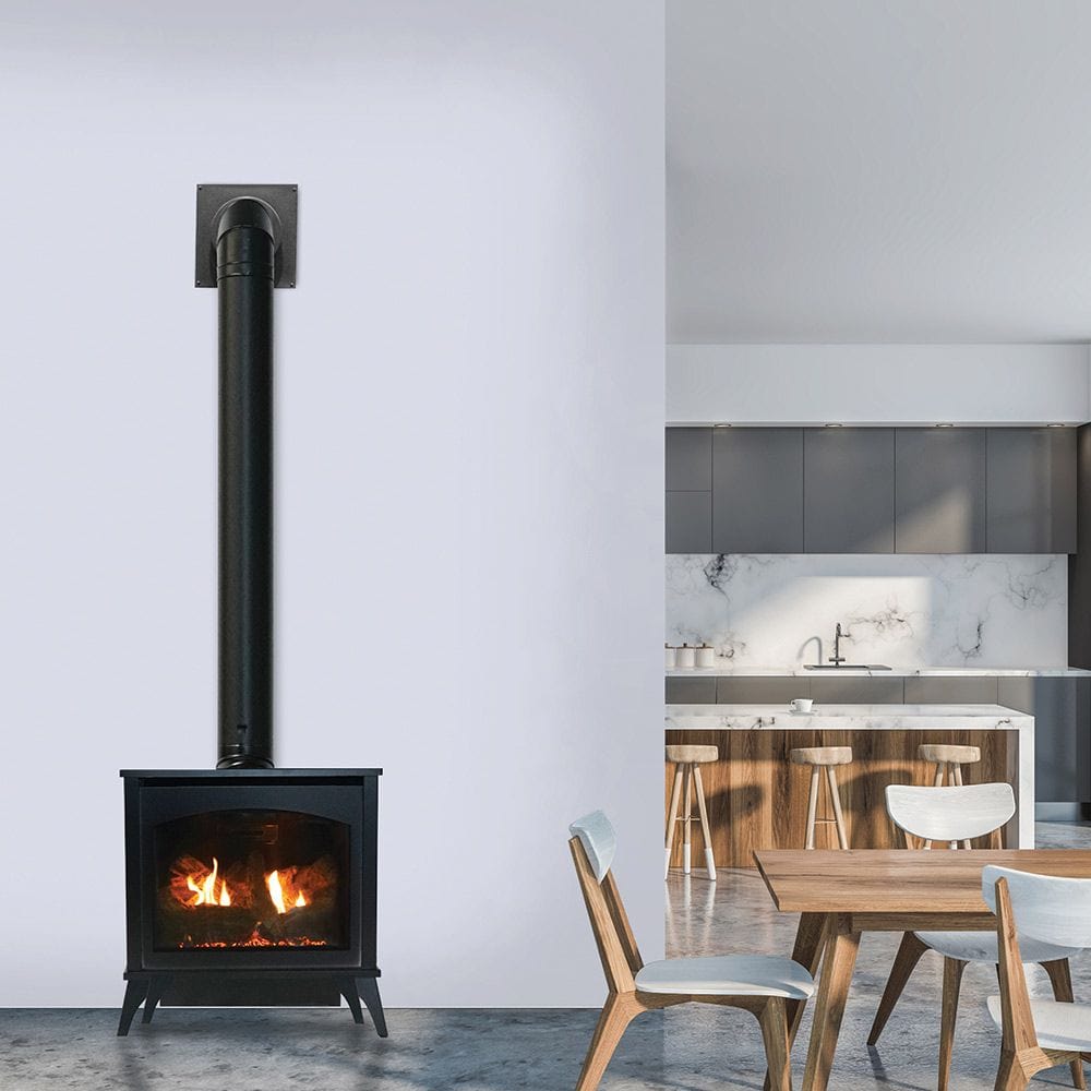 Empire White Mountain Hearth Spirit Stove Steel Direct-Vent Medium DVP30MS