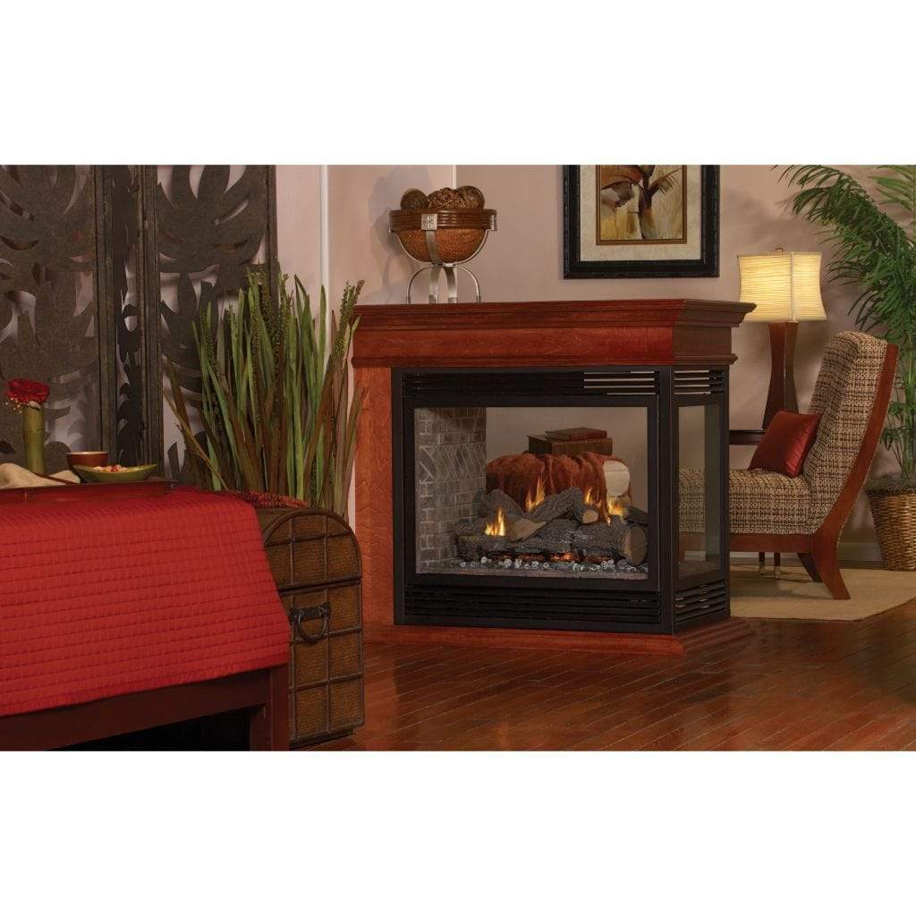 Empire White Mountain Hearth Vail 36" Premium Peninsula Fireplace VFP36SP32E