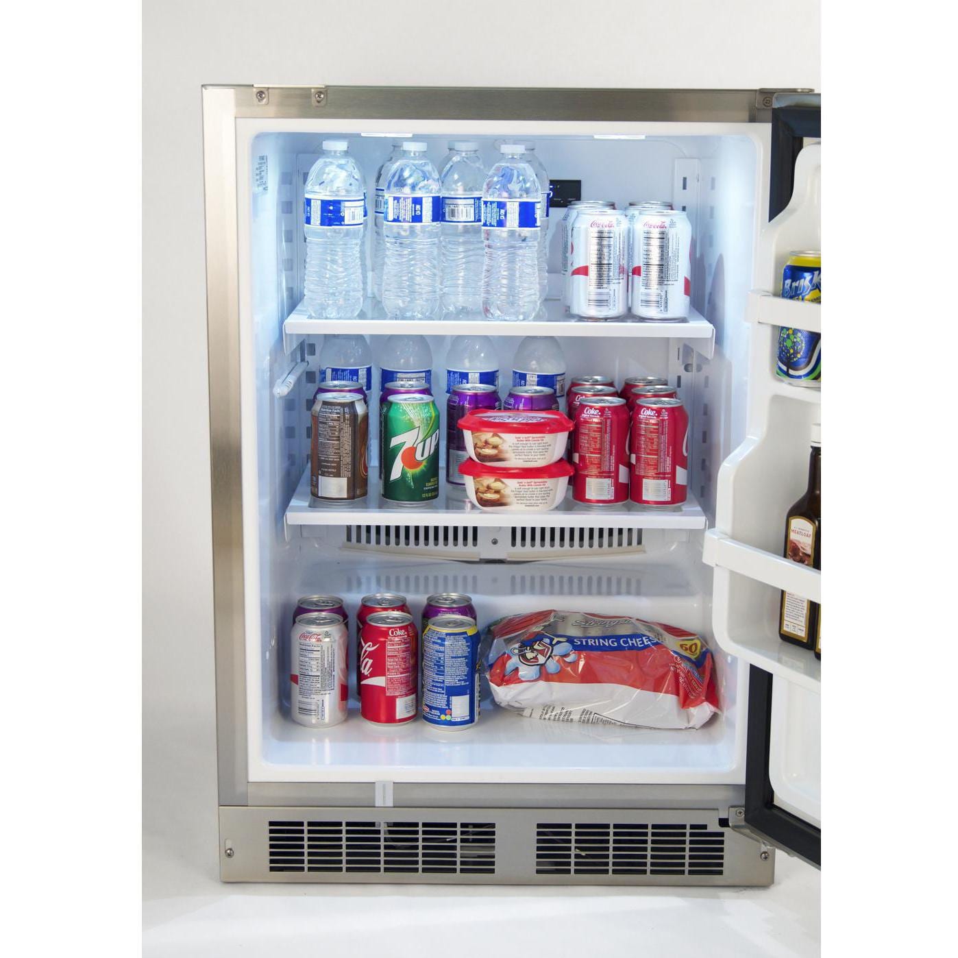Fire Magic 24-Inch 5.1 Cu. Ft. Left Hinge Outdoor Rated Compact Refrigerator (3589-DL)