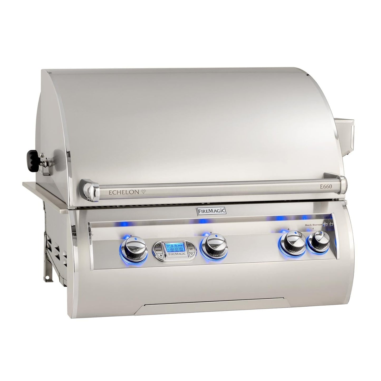 Fire Magic Echelon Diamond E660I 30" Built-In Gas Grill with Rotisserie and Digital Thermometer, Propane (E660I-8E1P)