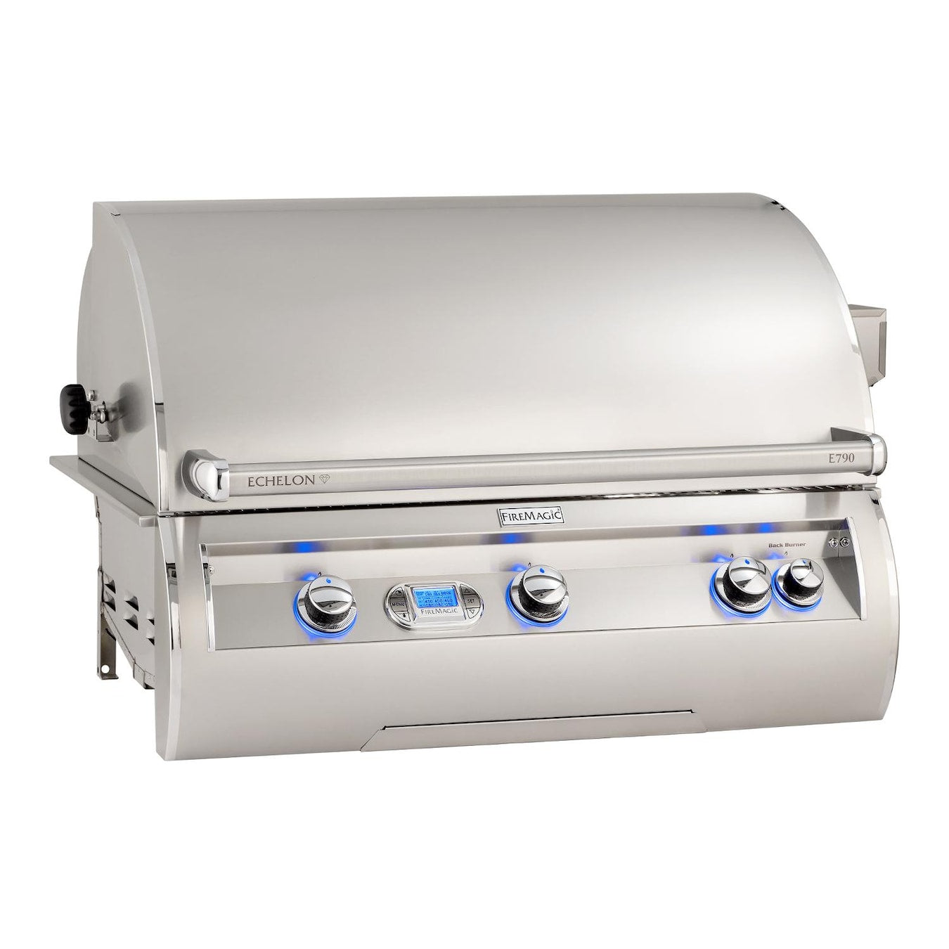 Fire Magic 36" Echelon Diamond Built-In Propane Gas Grill with Digital Thermometer in Stainless Steel (E790I-8L1P)
