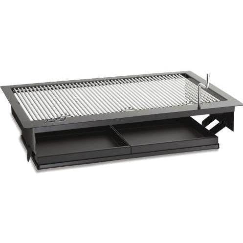 Fire Magic Firemaster Built-In Countertop Charcoal Grill - Small (3329 + 3537-S-2)