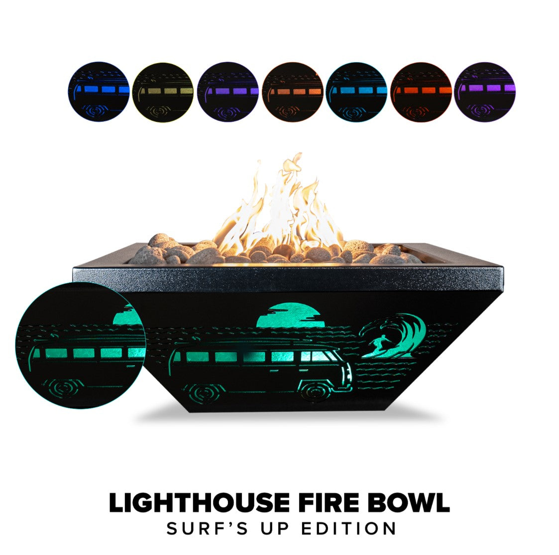 Lighthouse Collection Fire Bowls by The Outdoor Plus - Free Cover Included