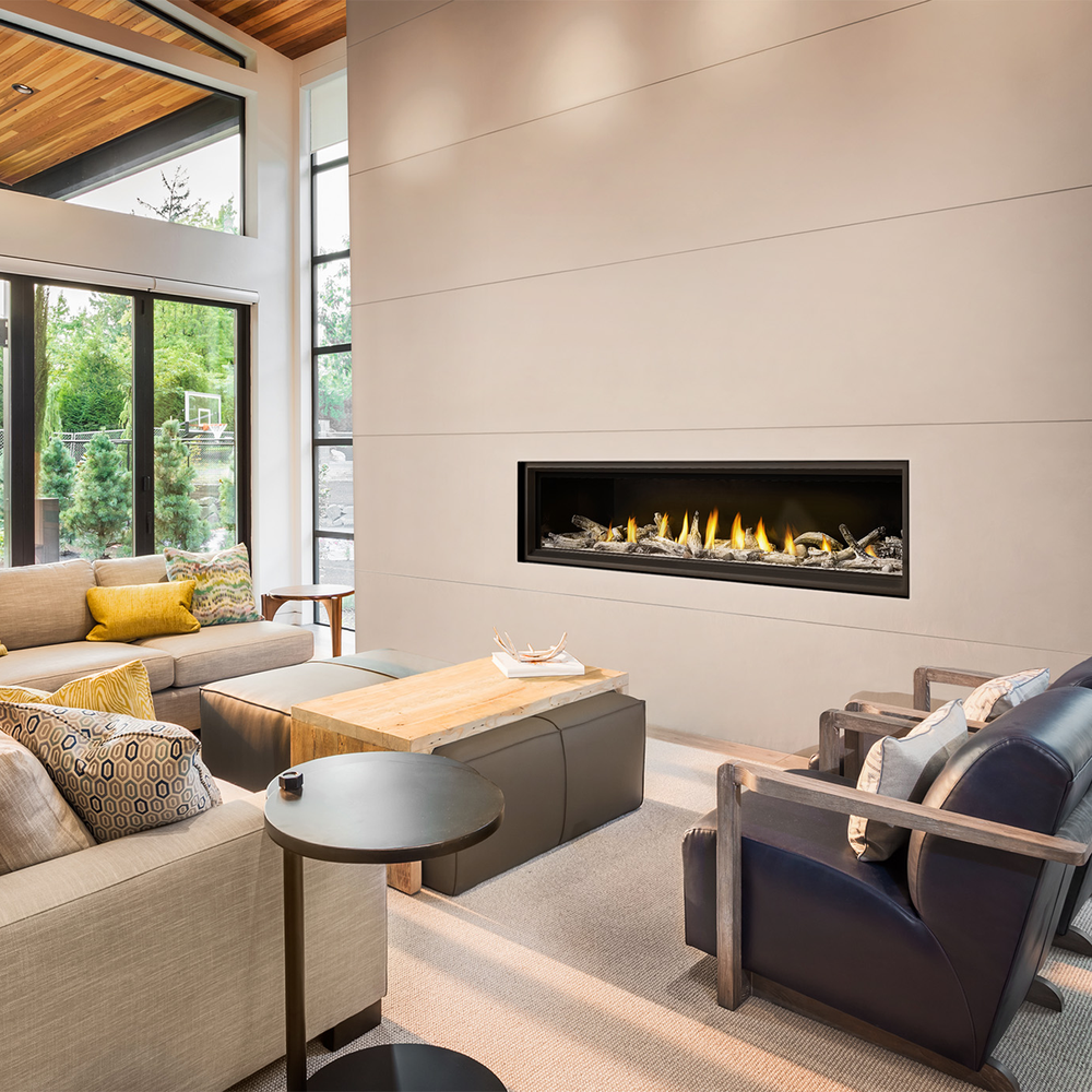 Napoleon Luxuria 74" See Through Linear Direct-Vent Gas Fireplace