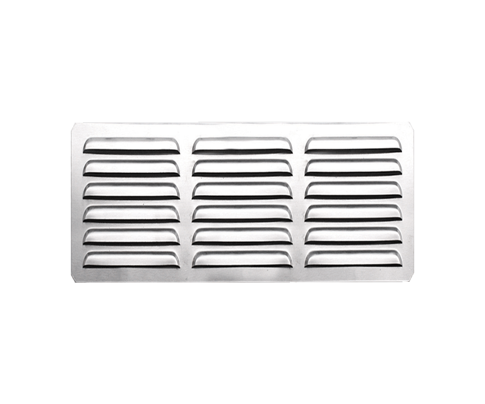 6x12" Island Vent Panel w/ Masonry Frame Return