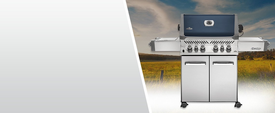 Napoleon Prestige 500 Freestanding Gas Grill with Rear & Side Burner