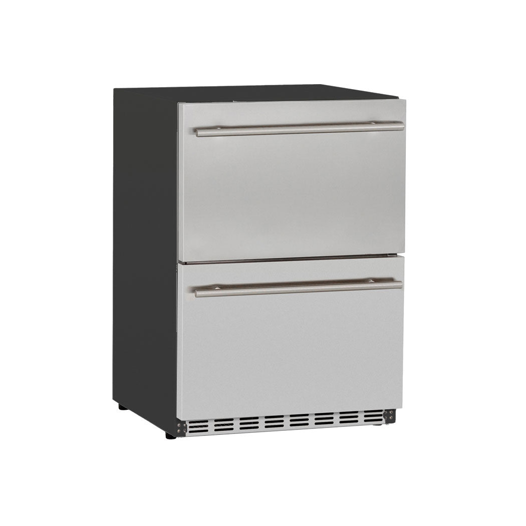24" Outdoor rated Double Drawer Refrigerator