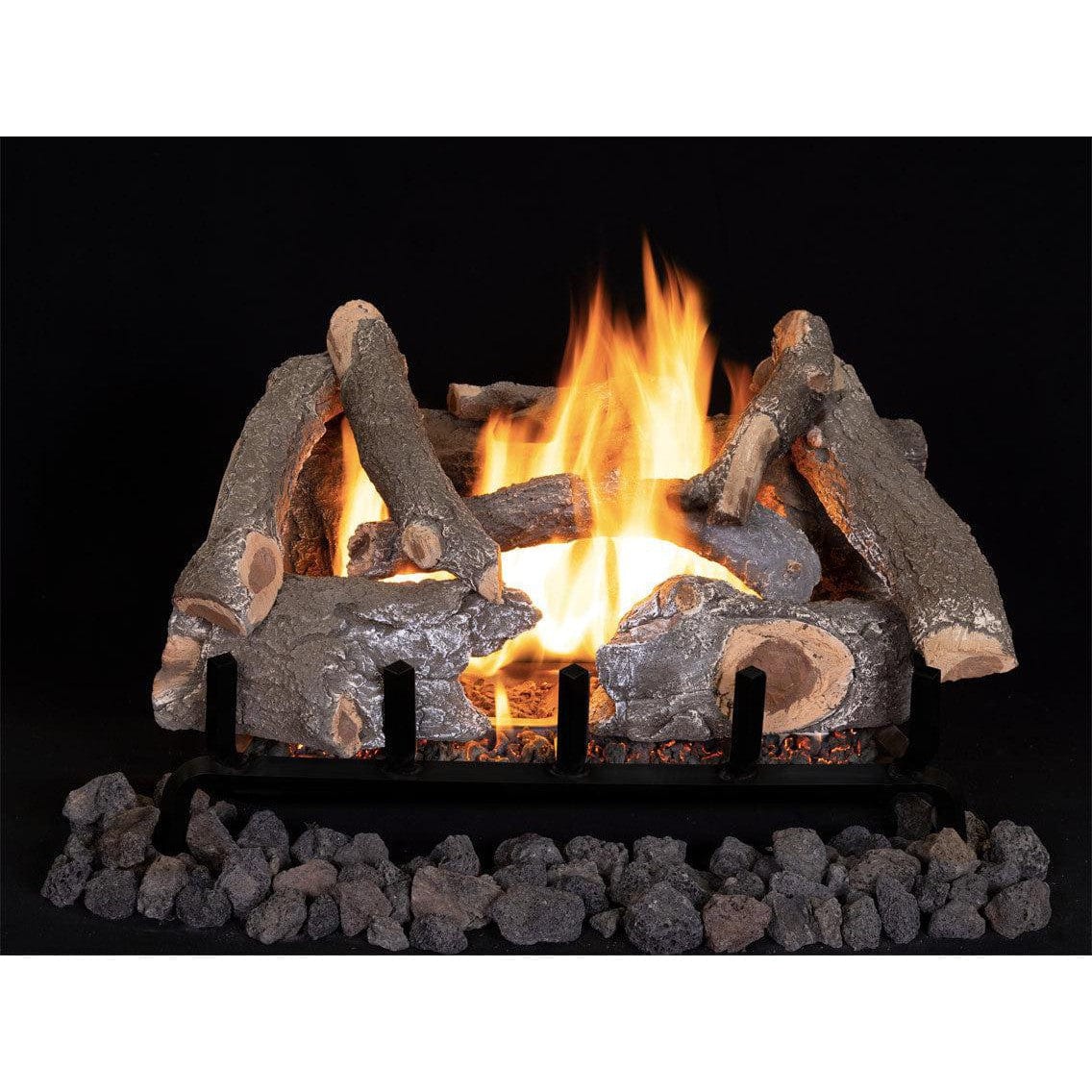 Astria 8-Piece Ozark Charred Oak Log Set OZARKCHARRED24