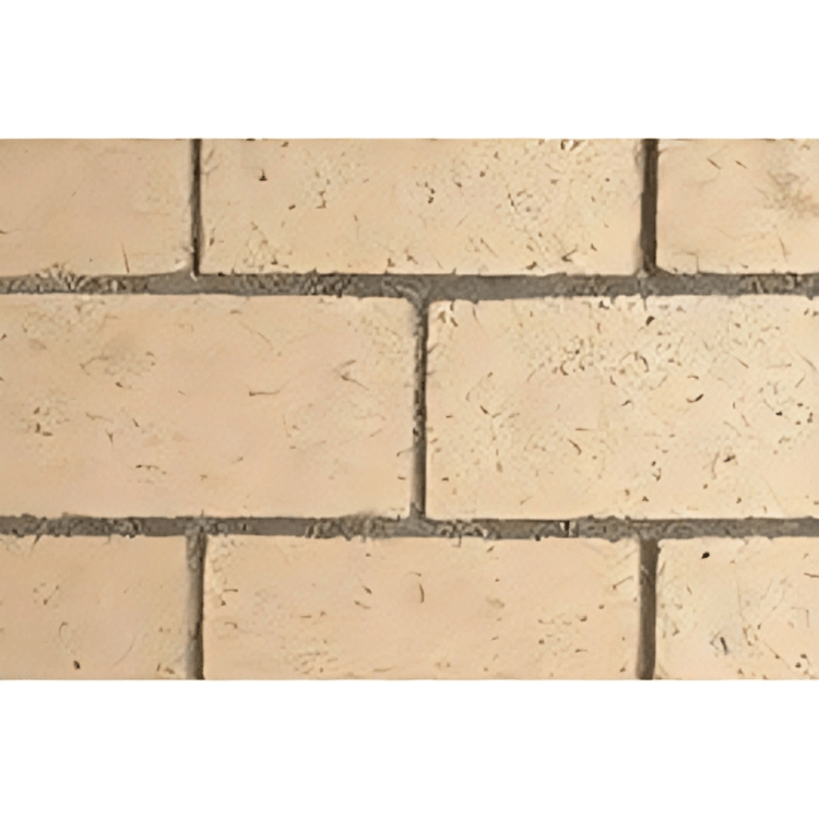 Astria 50 inch Mosaic Masonry Ivory Full Stacked Brick Liner MOSAIC50IVFS
