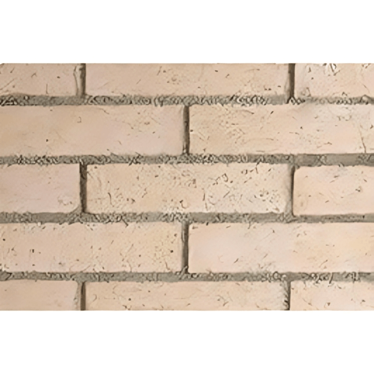 Astria 50 inch Mosaic Masonry Ivory Split Stacked Brick Liner MOSAIC50IVSS