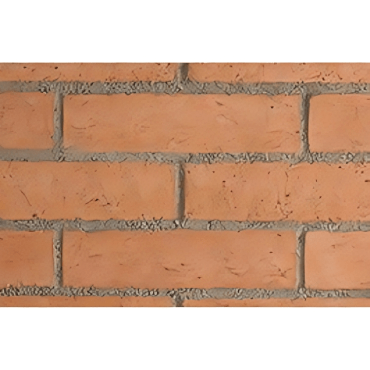 Astria 50 inch Mosaic Masonry Warm Red Split Stacked Brick Liner MOSAIC50WRSS