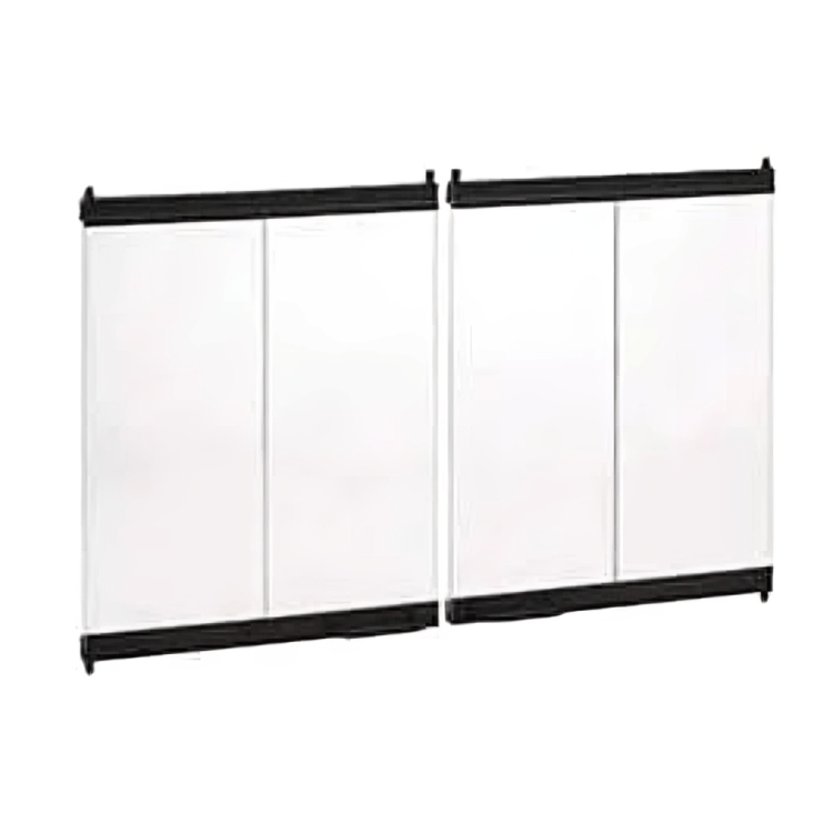 Astria 50-inch Ebony Bi-Fold Glass Door BDMO50E