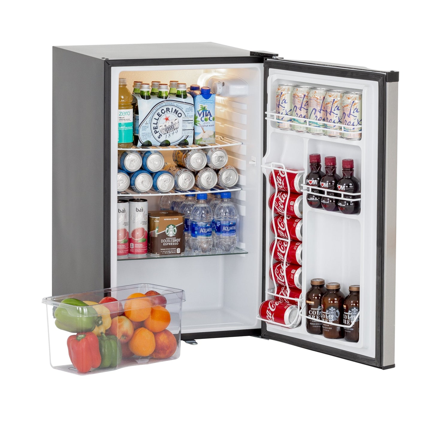 21" 4.2C Compact Refrigerator w/ Reversible Door
