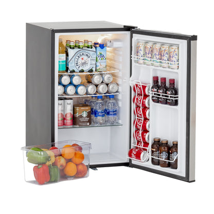 21" 4.2C Compact Refrigerator w/ Reversible Door