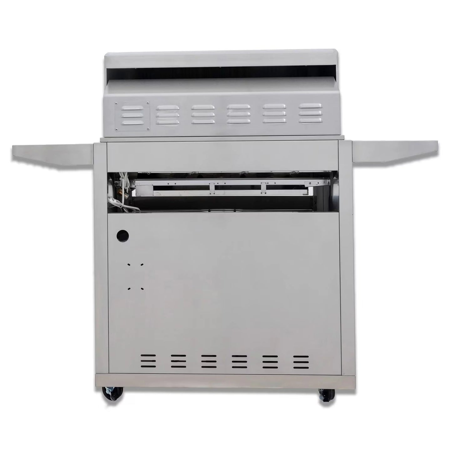 Blaze Grill Package - Premium LTE 32" 4-Burner Built-In Liquid Propane Grill, and  Grill Cart in Stainless Steel
