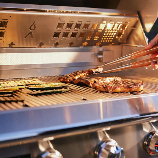 Blaze LTE PRO 40" 5 Burner Built-in Natural Gas Grill with Digital Temperature Screen & Rear Infrared Burner (BLZ-5LTEPRO-NG)
