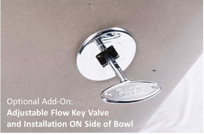 Maya Powdercoated Steel Fire & Water Bowl by The Outdoor Plus - Free Cover Included