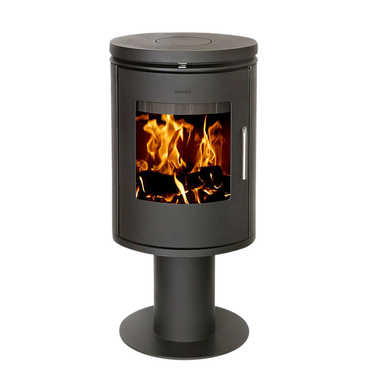 Morso 6148-B Convection Wood Stove, Pedestal