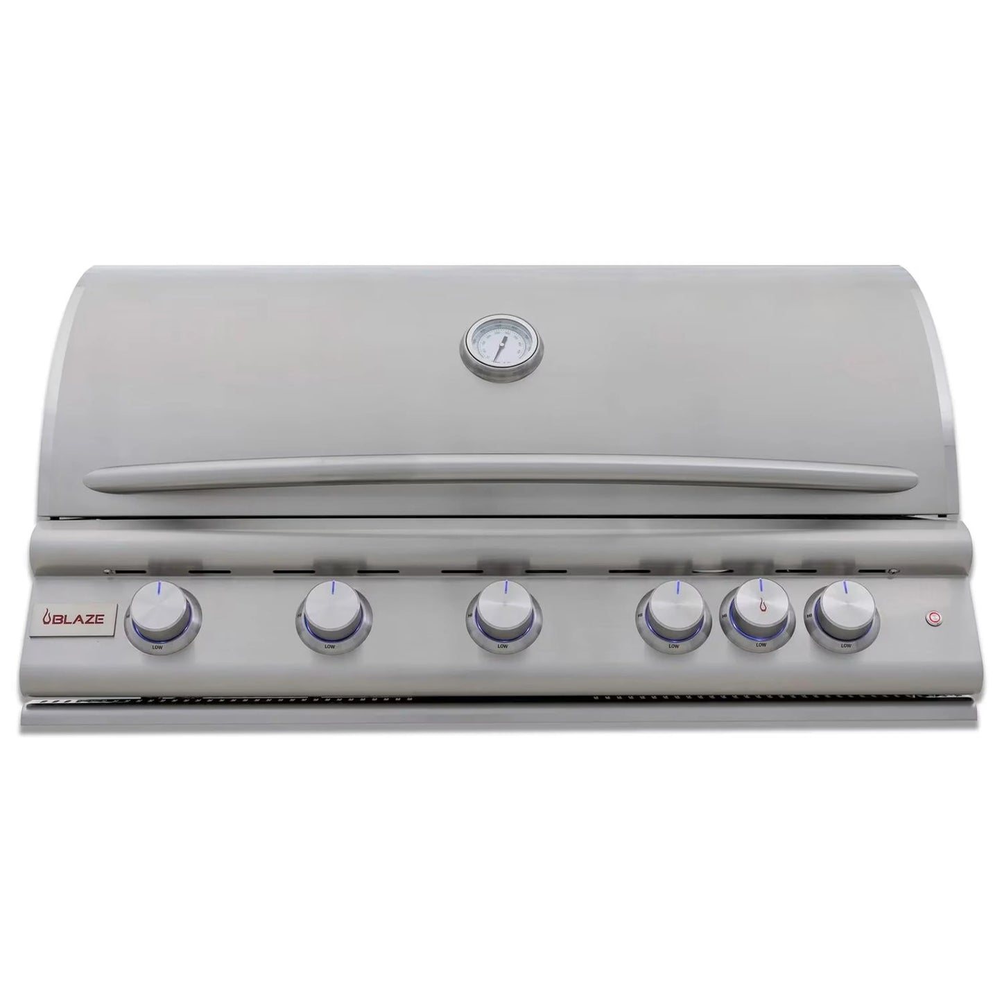 Blaze Premium LTE+ 40" 5-Burner Built-In Propane Gas Grill W/ Rear Infrared Burner and Lift-Assist Hood (BLZ-5LTE3-LP)