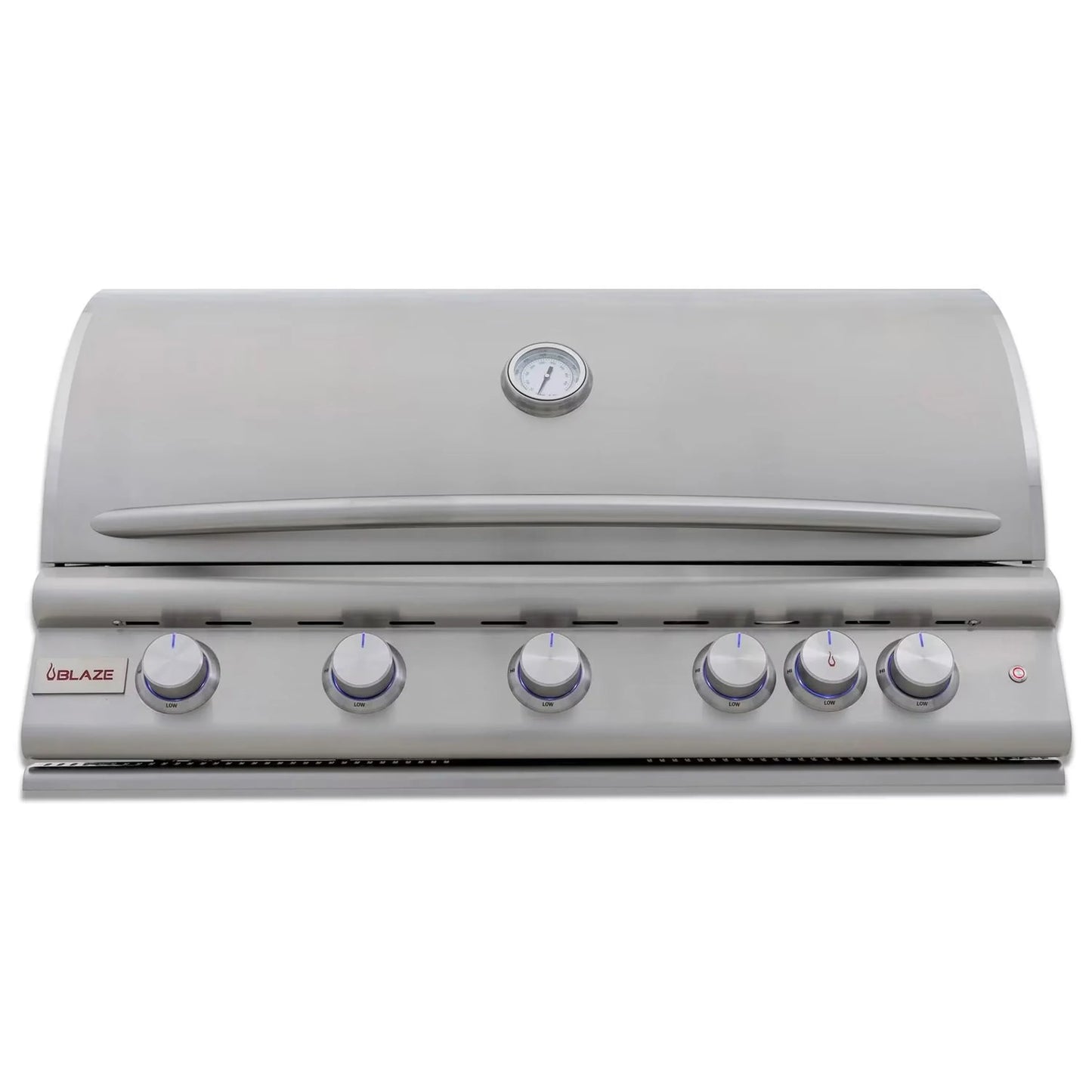 Blaze Premium LTE+ 40" 5-Burner Built-In Natural Gas Grill W/ Rear Infrared Burner and Lift-Assist Hood (BLZ-5LTE3-NG)