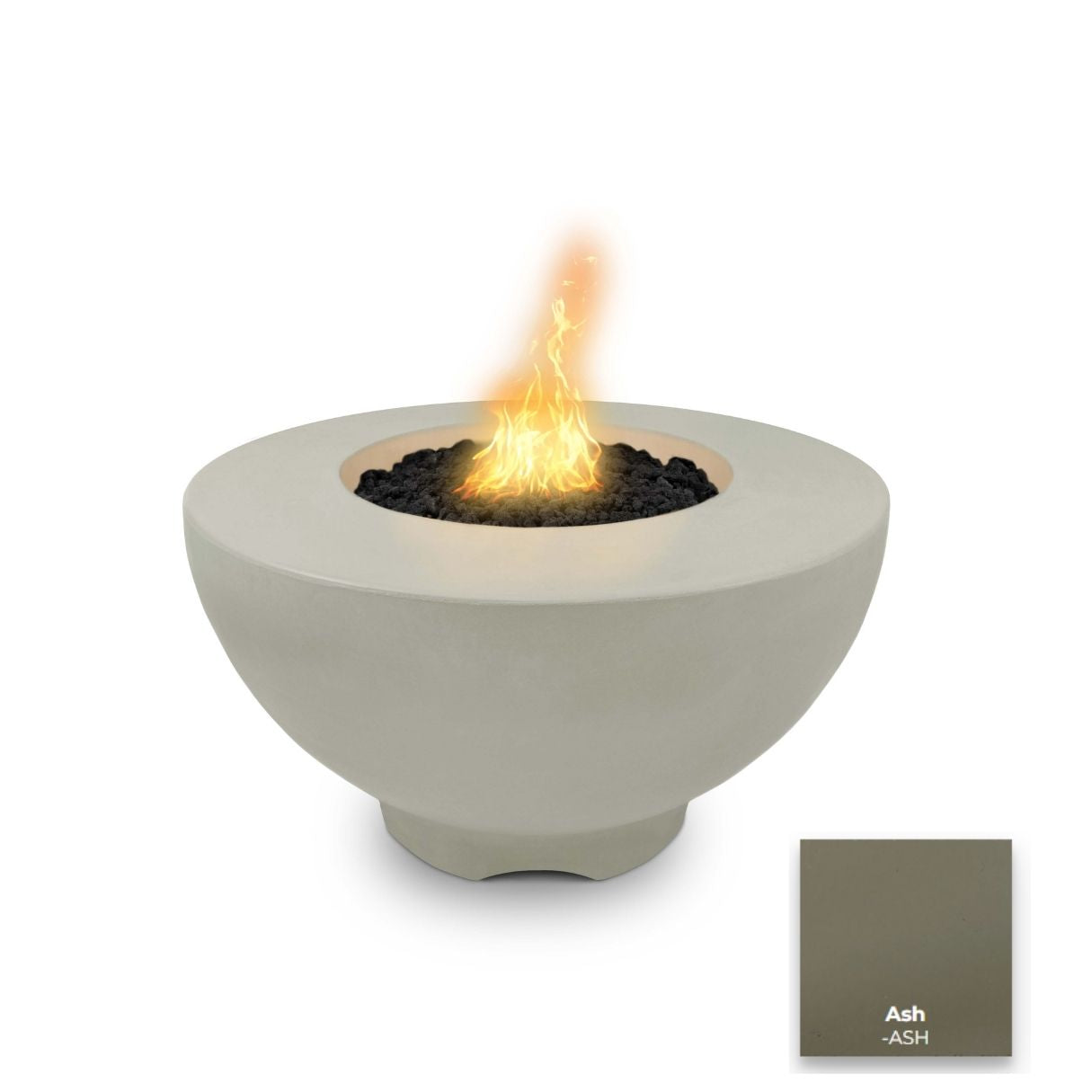 Sienna Concrete Fire Pit by The Outdoor Plus - Free Cover Included