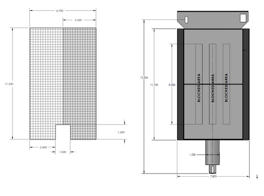 13366 Sear Zone Burner IR W/Mesh