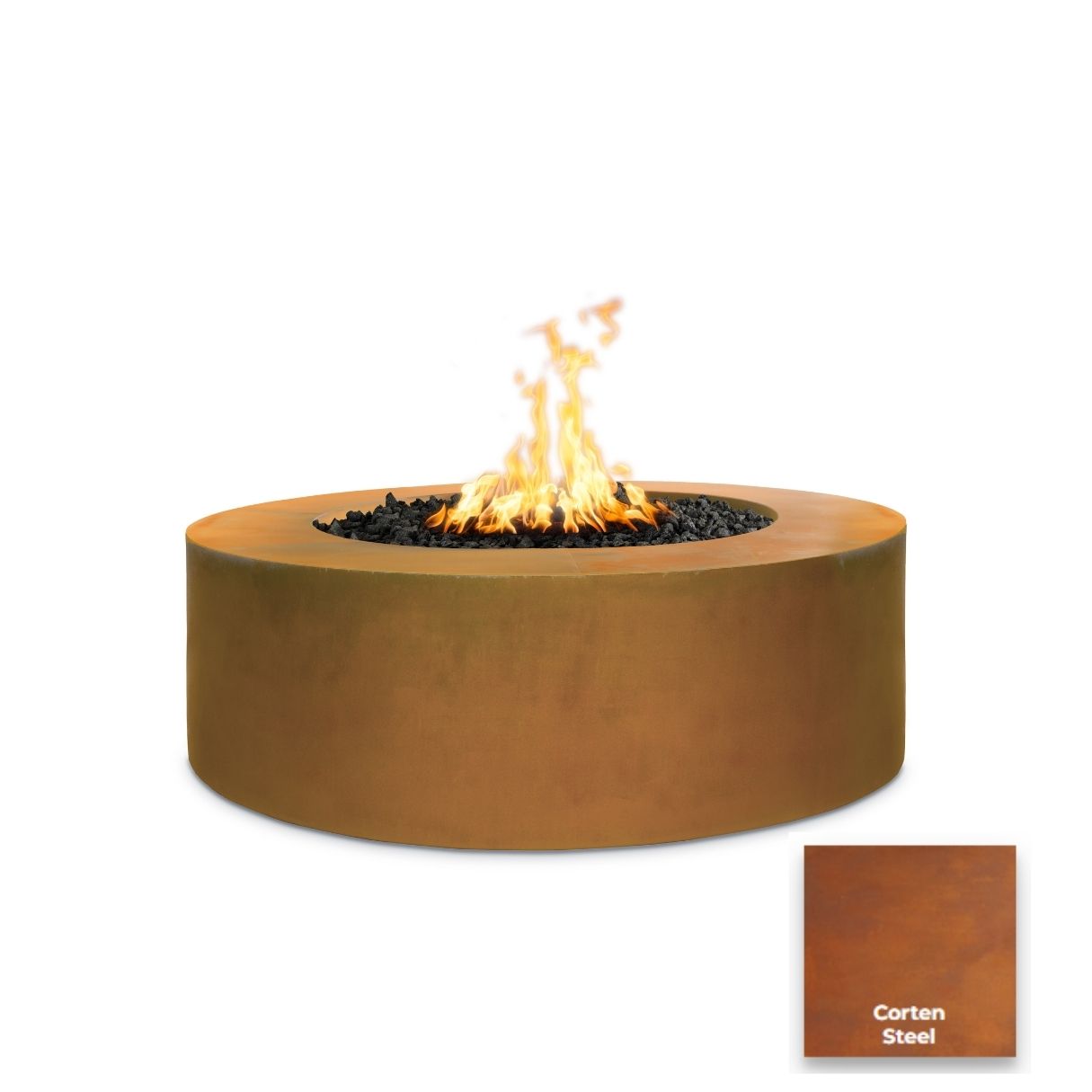 Unity Steel Fire Pit - 24" Tall by The Outdoor Plus - Free Cover Included
