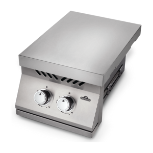 Napoleon Built-In 500 Series Inline Dual Range Drop-In Burner With Stainless Steel Cover, Natural Gas, Stainless Steel, 12-Inch Drop-In Burner - BI12RTNSS
