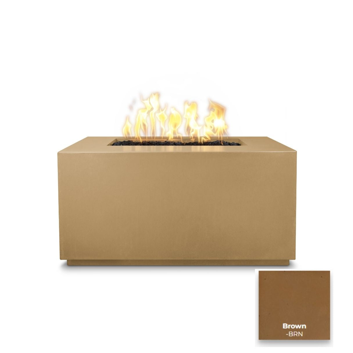 Pismo Concrete Gas Fire Pit by The Outdoor Plus - Free Cover Included