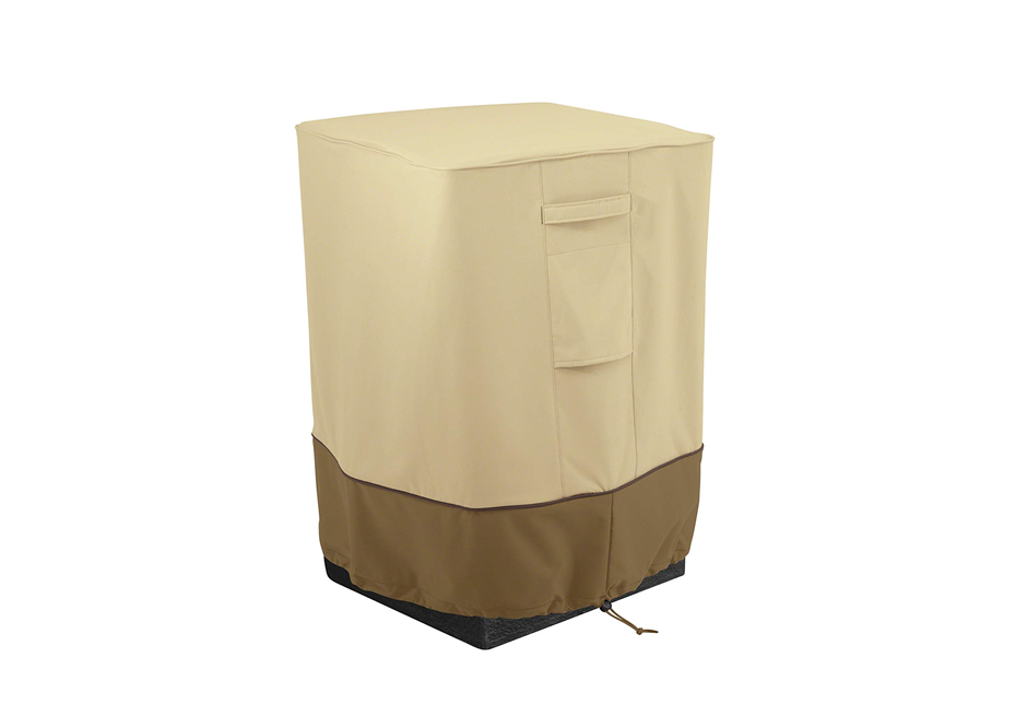 Castillo Concrete Fire Pillar by The Outdoor Plus - Free Cover Included