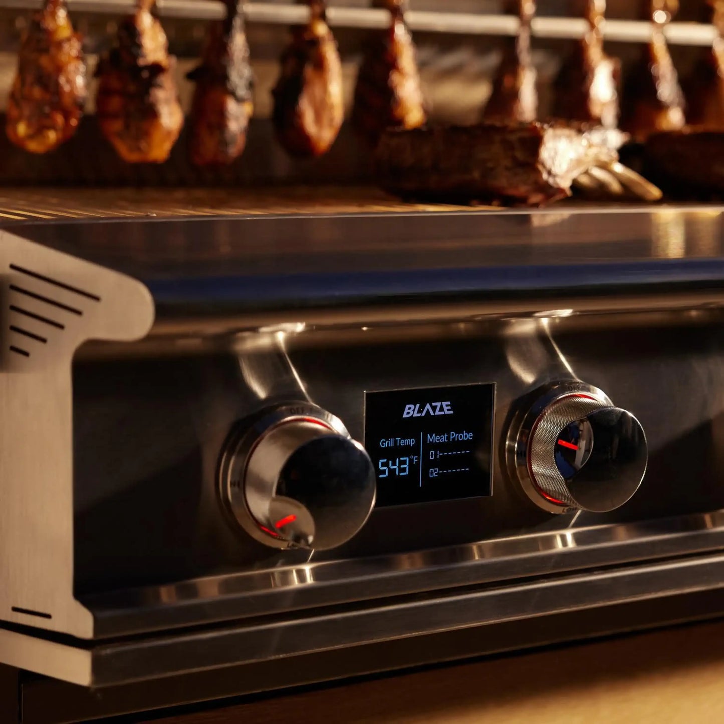 Blaze LTE PRO 40" 5 Burner Built-in Natural Gas Grill with Digital Temperature Screen & Rear Infrared Burner (BLZ-5LTEPRO-NG)