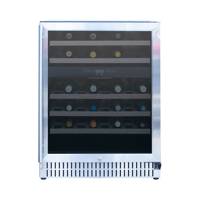 24" Outdoor Rated Dual Zone Wine Cooler