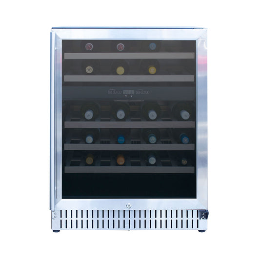 24" Outdoor Rated Dual Zone Wine Cooler