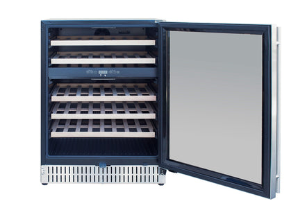 24" Outdoor Rated Dual Zone Wine Cooler
