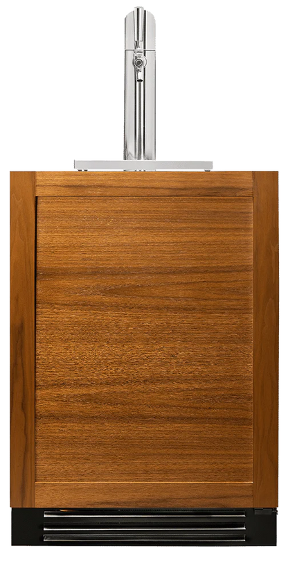 True Residential TUR24BDLOPC 24 Inch Single Tap Overlay Panel Door Left Hinge Undercounter Beverage Dispenser