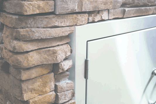 27" Horizontal Door Masonry Frame Return
