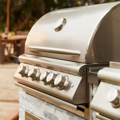 Blaze Premium LTE+ 32" 4-Burner Built-In Propane Gas Grill W/ Rear Infrared Burner & Lift-Assist Hood (BLZ-4LTE3-LP)