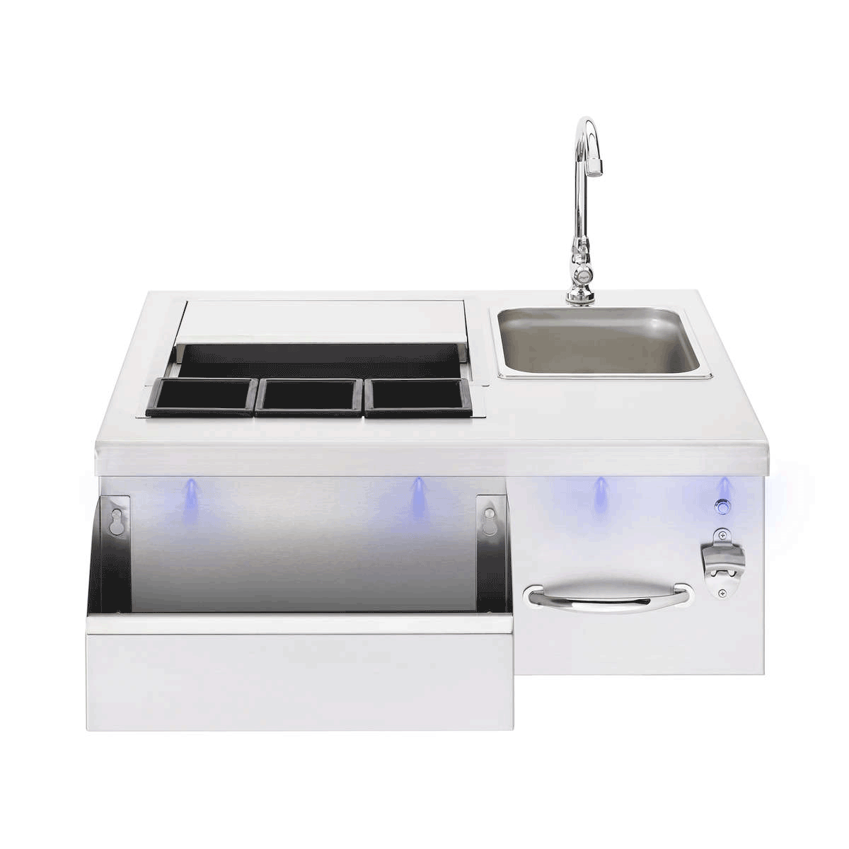 30" Beverage & Prep Station w/ LED Illumination