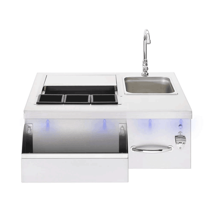 30" Beverage & Prep Station w/ LED Illumination