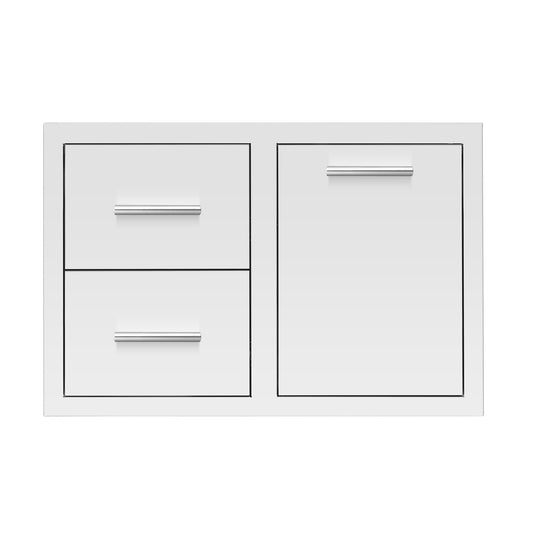 33"  2-Drawer & LP Tank Pullout Drawer Combo