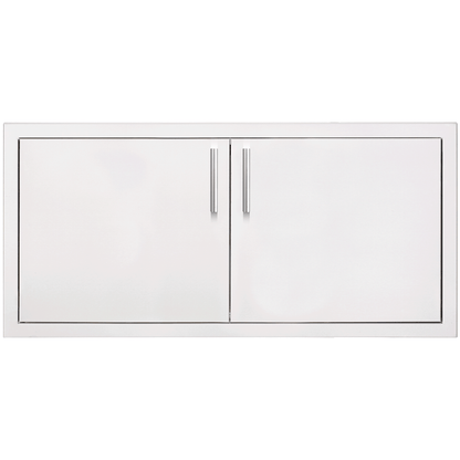 36" 2-Drawer Dry Storage Pantry & Enclosed Cabinet Combo