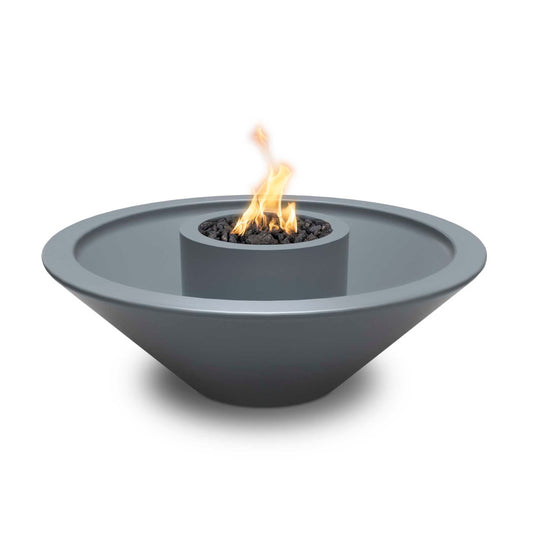 48" Cazo Concrete Fire & Water Bowl - 360° Spill by The Outdoor Plus - Free Cover Included