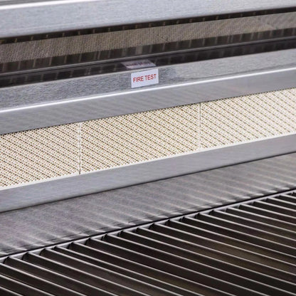 Blaze Grill Package - Premium LTE 40" 5-Burner Built-In Natural Gas Grill, and  Grill Cart in Stainless Steel