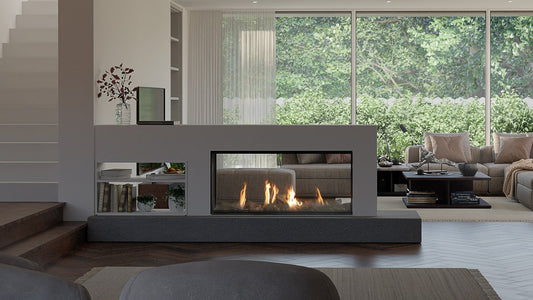Escea See Through Mesh Barrier 55" Fireplace