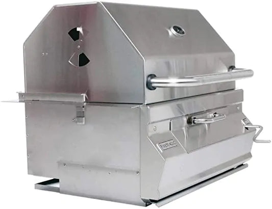 Fire Magic Legacy 30" Freestanding Charcoal Grill With Smoker Oven/Hood (24-SC01C-61)