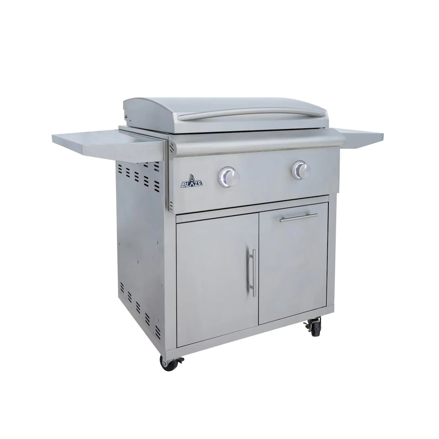 Blaze Grill Package - Premium LTE 30" Built-In Propane Gas Griddle with Lights and Grill Cart in Stainless Steel (AP2-GRIDDLE-LTE3-LP)