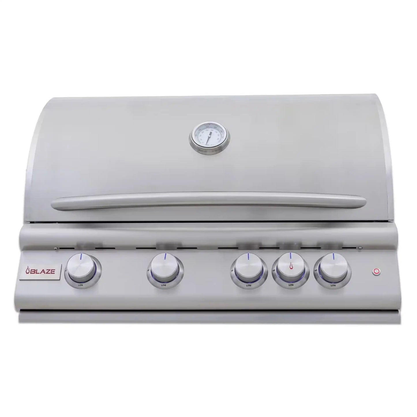 Blaze Premium LTE+ 32" 4-Burner Built-In Natural Gas Grill W/ Rear Infrared Burner & Lift-Assist Hood (BLZ-4LTE3-NG)