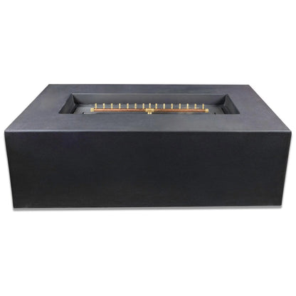 Blaze 60" Rectangular Concrete Propane Fire Pit Table in Phantom (BLZ-60-FTABLE-LP)