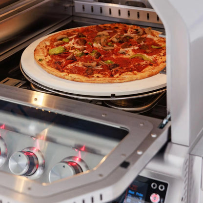 Blaze 26-Inch Built-In Natural Gas Outdoor Pizza Oven with Rotisserie in Stainless Steel (BLZ-26-PZOVN-NG)